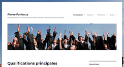 Desktop Screenshot of pierrefonkoua.com